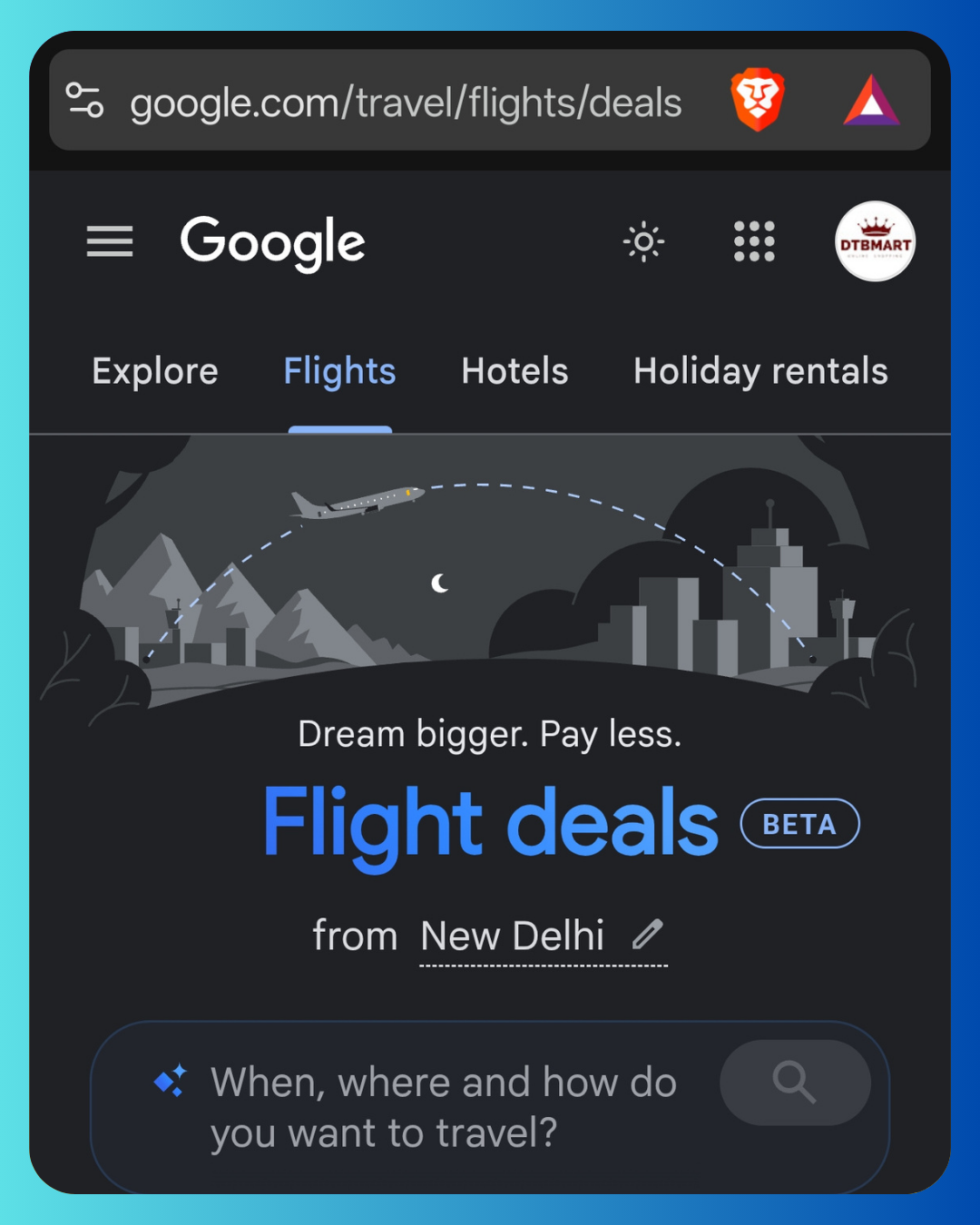 Google Flight Deals